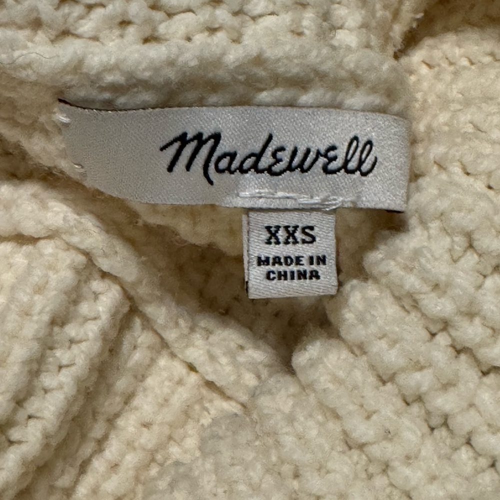 Madewell Women’s Cable Knit Turtleneck Sweater - Picture 4 of 6